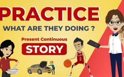 Present Continuous Story For Listening And Speaking
