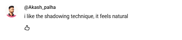 Shadowing English Course student 08