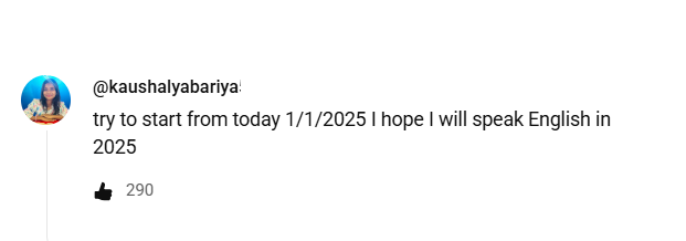 Shadowing English Course student 09