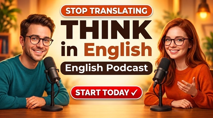 How to Think in English — Stop Translating in Your Head - Learning English Podcast