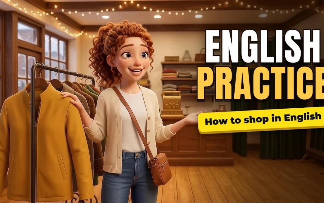 How to shop for clothes in English - conversation practice